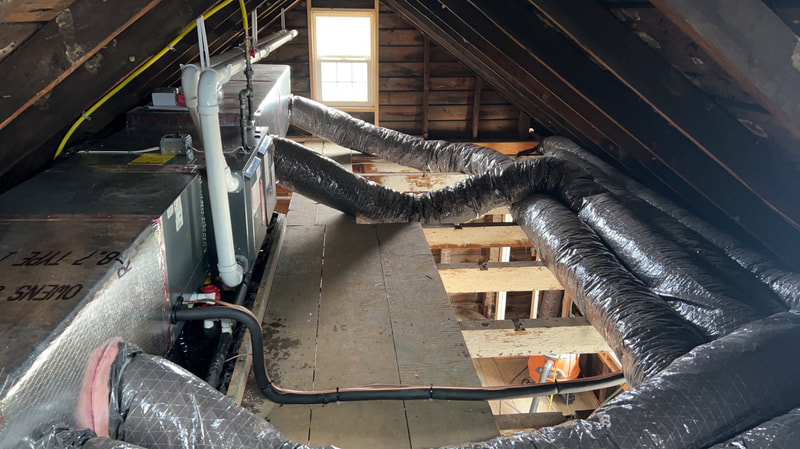 Duct work performed by Mt Joy Mechanical