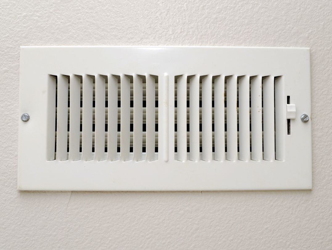 Clean air vent in home